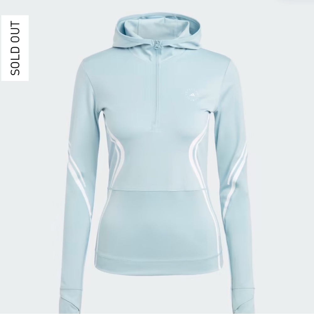 Stella McCartney Adidas Women's Light Blue Hoodie